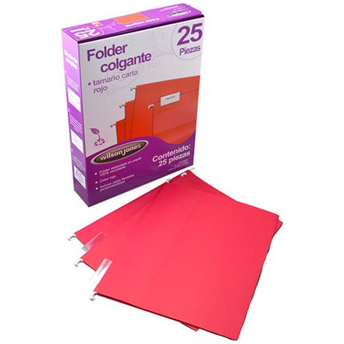 FOLDER COLGANTE WILSON JONES P3639 TAMAÑO CARTA 1 PAQUETE CON 25  PIEZAS-ACCO/Acco/Folders/Insumos de oficina|Tienda en méxico