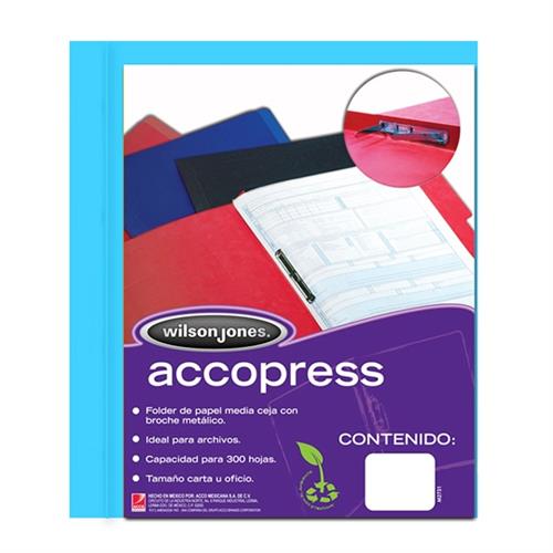 FOLDER ACCO P0925 TAMAÑO CARTA 1 PAQUETE CON 10 PIEZAS-ACCO