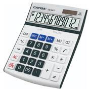 CALCULADORA DE ESCRITORIO CATIGA CD-2677-W DE 12 DIGITOS-CATIGA