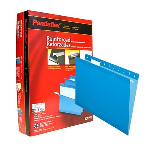 FOLDER COLGANTE PENDAFLEX 4152BLU TAMAÑO CARTA 1 PAQUETE CON 25 PIEZAS-ESSELTE