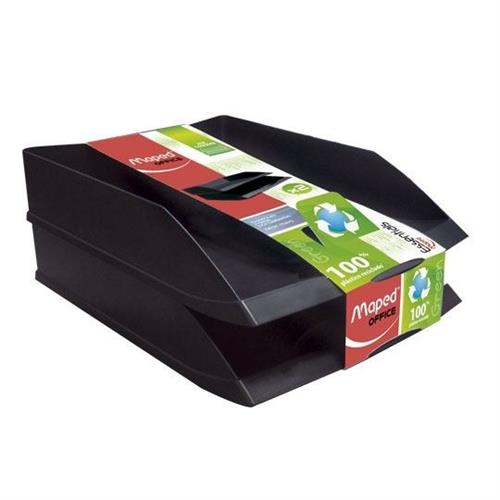 CHAROLA APILABLE MAPED PLASTICO COLOR NEGRO-MAPED