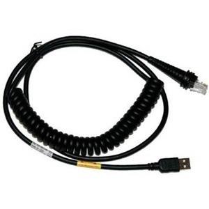 CABLE COMUNICACION USB ESPIRAL NEGRO P/MS95XX/3780/7120/3580-HONEYWELL