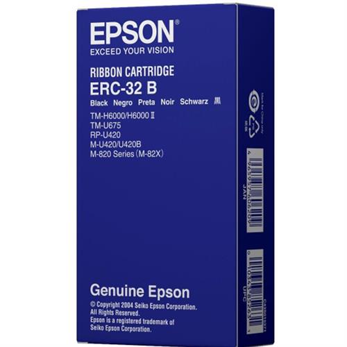 CINTA DE IMPRESION COLOR NEGRO EPSON ERC-32B-EPSON