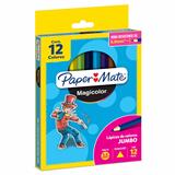 BER-COL-2049476-COLORES PAPER MATE SURTIDOS DE MADERA TRIANGULARES 2049476 12 PIEZAS