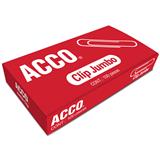 ACO-CLI-P3415-CLIP ACCO JUMBO CAJA CON 100 CLIPS