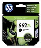 HP-TIN-CZ105AL-CARTUCHO DE TINTA HP 662XL NEGRO ORIGINAL CZ105AL