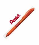 PTL-BOL-BX420F-BOLIGRAFO NARANJA RETRACTIL MEDIANO 1.0 MM PENTEL BX420F 1 PIEZA