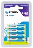 MO00633-21101-MO00633-21101 PILAS RECARGABLES AAA DE 1100mAh PAQUETE