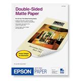 EPS-PAP-S041568-PAPEL DOUBLE SIDE BLANCO CARTA EPSON 8.5 X 11 PULGADAS 1 PAQUETE CON 50 HOJAS