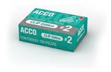 ACO-CLI-P1690-CLIP CUADRADO NUMERO 2 ACCO CAJA CON 100 CLIPS
