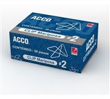 ACO-CLI-P1720-CLIP MARIPOSA NUMERO 2 ACCO CAJA CON 50 CLIPS