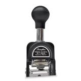 ACO-FLD-9806440-FOLIADOR ROYALL DE 7 DIGITOS METAL NEGRO Y CROMADO 1 PIEZA