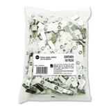 ACO-GAF-C504P-BROCHE PARA GAFETE GBC TIPO CAIMAN COLOR METALICO 1 PAQUETE CON 100 PIEZAS