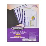 ACO-PRH-P0572-PROTECTOR DE HOJAS ACCO TAMAÑO CARTA ANTIRREFLEJANTE 1 PAQUETE CON 100 PZAS