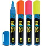 ALF-MAR-4949-MARCADORES PARA PIZARRON ALFRA INDICATO 1 PAQUETE CON 4 PIEZAS