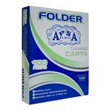 APS-FOL-L10-FOLDER APSA L10FC TAMAÑO CARTA 1 PAQUETE CON 100 PIEZAS