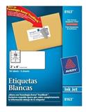 AVE-ETI-8163-ETIQUETAS BLANCAS AVERY 8163 DE 5.1X10.2 CM 1 PAQUETE