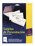 AVE-ETI-8371-TARJETAS DE PRESENTACION BLANCAS AVERY 8371 DE 5.1 X 8.9 CM 1 PAQUETE