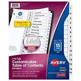 AVE-SEP-11142-SEPARADOR AVERY 11142 CON 15 DIVISIONES