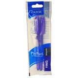 AZO-BOL-6802MOR-BOLIGRAFO AZOR PIN POINT MORADO PUNTO FINO 0.7 MM BARRIL REDONDO BLISTER CON 2 PZ
