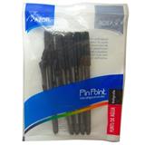 AZO-BOL-6805NEG-BOLIGRAFO AZOR PIN POINT NEGRO PUNTO FINO 0.7 MM BARRIL REDONDO BLISTER CON 5 PZ