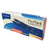 AZO-BOL-6810A-BOLIGRAFO AZOR PIN POINT 6810 AZUL PUNTO FINO 0.7 MM BARRIL REDONDO BLISTER 12 PZAS