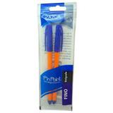 AZO-BOL-6822A-BOLIGRAFO AZOR PIN POINT AZUL PUNTO FINO 0.7MM BARRIL REDONDO BLISTER 2 PZ