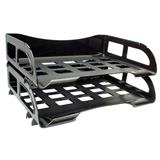AZO-CHA-2825NE-CHAROLA APILABLE SABLON PLASTICO COLOR NEGRO