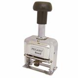 AZO-FLD-800F-FOLIADOR PEGASO DE 8 DIGITOS METAL CROMADO 1 PIEZA