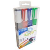 AZO-MAR-2204-MARCADORES BASE AGUA AZOR AQUARELO 1 PAQUETE CON 4 PIEZAS