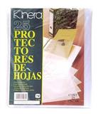 AZO-PRH-350-PROTECTOR DE HOJAS KINERA TAMAÑO CARTA TRASLUCIDO 1 PAQUETE CON 25 PZAS