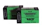 BAC-CLI-CUADRI1-CLIP CUADRADO NUMERO 1 BACO CAJA CON 100 CLIPS