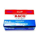 BAC-CLI-TROPIC2-CLIP TROPICALIZADO NUMERO 2 BACO CAJA CON 100 CLIPS