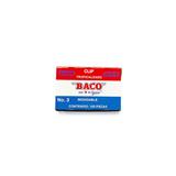 BAC-CLI-TROPIC3-CLIP TROPICALIZADO NUMERO 3 BACO CAJA CON 100 CLIPS