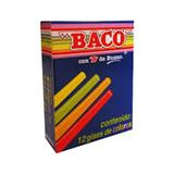 BAC-GIS-COLOR12-GISES BACO COLORES SURTIDOS 1 CAJA CON 12 PIEZAS