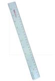 BAC-REG-R5030-REGLA BACO DE 30CM TRANSPARENTE DE POLIESTIRENO CRISTAL 1 PIEZA