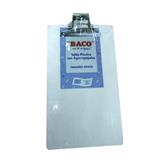 BAC-TAB-PLAST-TABLA SUJETAPAPEL BACO PLAST TAMAÑO OFICIO DE PLASTICO CON BROCHE METALICO 1 PIEZA