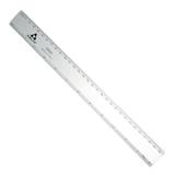 BAR-REG-DR30-REGLA DELTA DE 30CM METALICA DE ALUMINIO 1 PIEZA