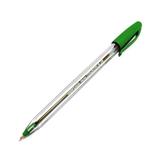 BER-BOL-118825V-BOLIGRAFO PAPER MATE KILOMETRICO 100 ST VERDE PUNTO MEDIANO 1.0MM TRIANGULAR 1 PZA