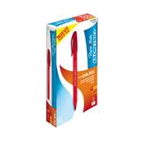 BER-BOL-1903862-BOLIGRAFO NEWELL KILOMETRICO COLOR ROJO DE PUNTO FINO 1 CAJA CON 12 PIEZAS