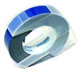 BER-CNT-52016-CINTA PARA ROTULADOR DYMO LETRATAG COLOR BLANCO SOBRE COLOR AZUL TAMAÑO 9MM X 3.65M