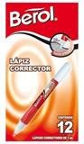 BER-CRR-156904-CORRECTOR TIPO PLUMA BEROL BEROL BASE AGUA CONTENIDO 7 ML 1 PIEZA