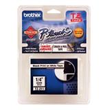 BRO-CIN-TZ211-CINTA PARA ROTULADOR NEGRO SOBRE COLOR BLANCO BROTHER TAMAÑO 6MM