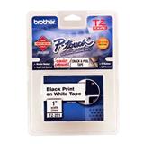 BRO-CIN-TZ251-CINTA PARA ROTULADOR NEGRO SOBRE COLOR BLANCO BROTHER TAMAÑO 24MM