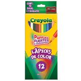 CRA-COL-684012-LAPICES DE COLORES CRAYOLA CM-12L DE MADERA 1 CAJA CON 12 PIEZAS