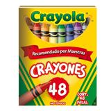 CRA-CRA-520048-CRAYONES CRAYOLA COLOR SURTIDO CAJA CON 48 PIEZAS