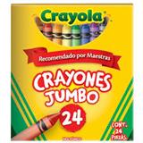 CRA-CRA-520324-CRAYONES JUMBO CRAYOLA COLOR SURTIDO CAJA CON 24 PIEZAS