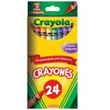 CRA-CRA-523024-CRAYONES CRAYOLA COLOR SURTIDO CAJA CON 24 PIEZAS