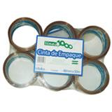 DEV-CIN-PSTR101-CINTA ADHESIVA EMPAQUE TRANSPARENTE DEVEK 1000 DE 48 MM X 150 M BLISTER CON 6 PZAS