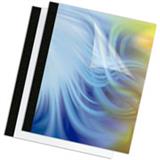 FEL-CUB-NEG90-CUBIERTAS TERMICAS CARTA FELLOWES COLOR TRANSPARENTE Y NEGRO 1 PAQ CON 10 PZAS